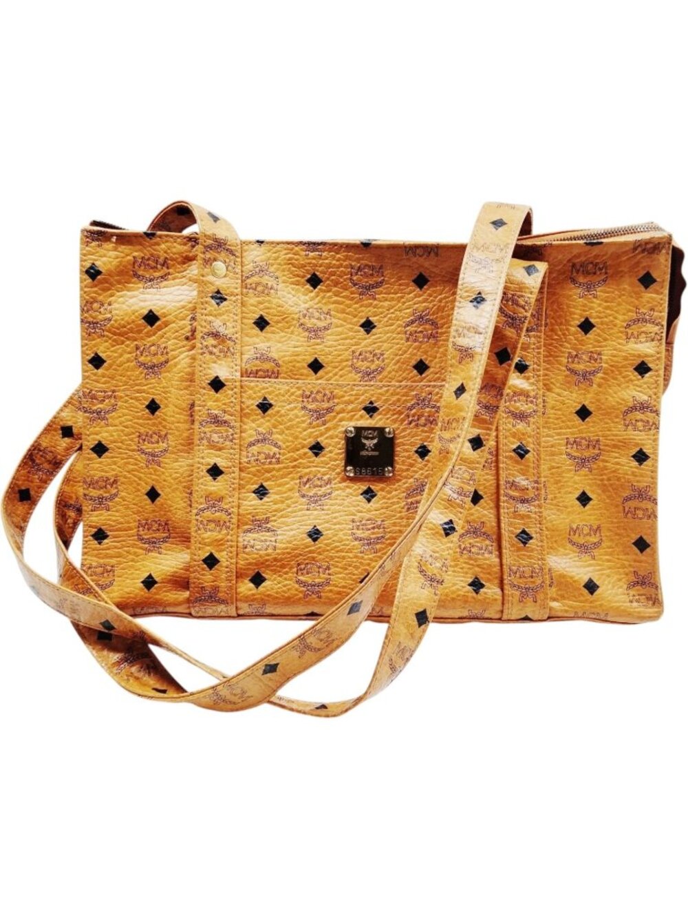 624235CR T3 MCM Shoulder Bag Brown PVC
